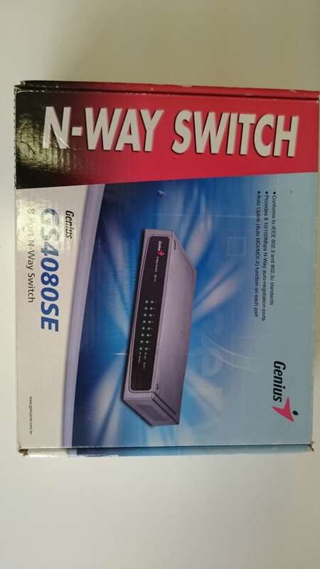 Genius GS4080SE 8-Port N-Way Switch